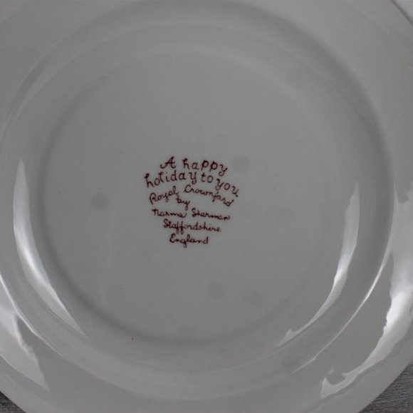 Norma Sherman In Decorative Collector Plates for sale | eBay A Happy Holiday to You Royal Crownford 1995 Staffordshire England Norma Sherman